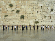 Il Muro del pianto è sempre affollato dalla gente che prega e dai turisti