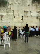 La parte del Muro dove possono pregare anche le donne