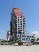 Un palazzo di Tel Aviv scalinato